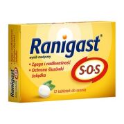 Ranigast SOS 12 tabletek do ssania