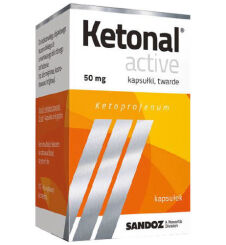 Ketonal Active 50 mg 10 kapsułek