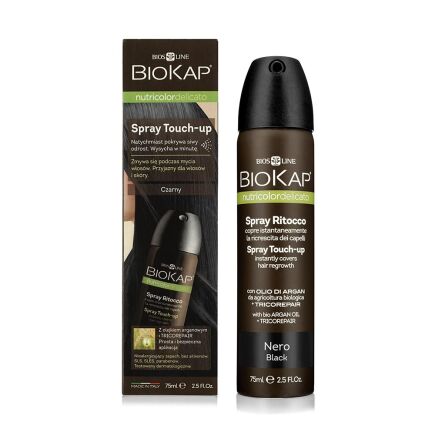 BIOKAP NUTRICOLOR DELICATO Spray Touch-up Czarny