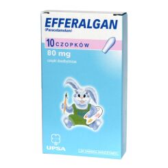 Efferalgan czopki 80mg 10sztuk