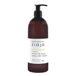 ZIAJA baltic home spa witalizacja żel 3 w 1 do mycia twarzy, ciała i włosów
