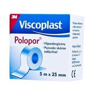 Plaster Polopor 2.5cm x 5m włóknina