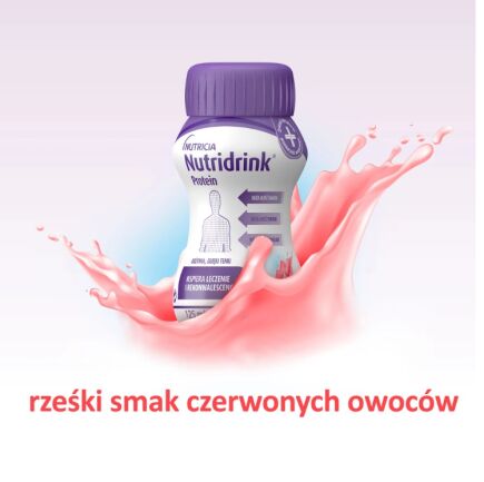 NUTRIDRINK Protein rześki smak czerwonych owoców 125ml