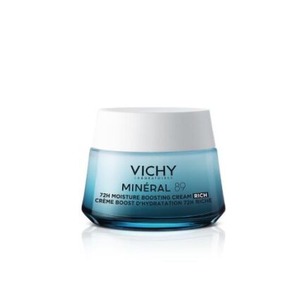 Vichy MINÉRAL 89  KREM NAWILŻAJĄCO-ODBUDOWUJĄCY 72H BOGATY 50ml