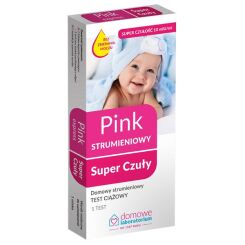Test ciążowy PINK strumieniowy 1 sztuka