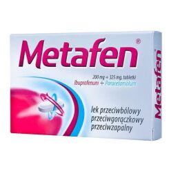 Metafen 200 mg + 325 mg 20 tabl. 