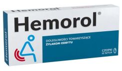 Hemorol czopki 12szt