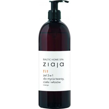ZIAJA BALTIC HOME SPA FIT - ŻEL 3 W 1 DO MYCIA TWARZY, CIAŁA I WŁOSÓW 500ML