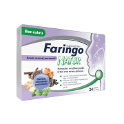 FaringoNatur 24 pastylki do ssania smak czarna porzeczka