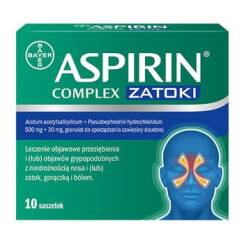 Aspirin Complex Zatoki 10 saszetek