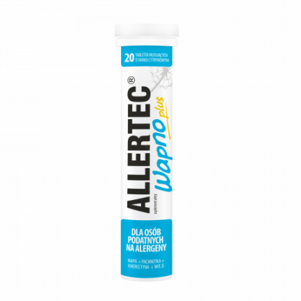 Allertec Wapno Plus x 20 tabl. musujące