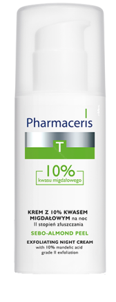 Pharmaceris T Krem z 10% kwasem migdałowym SEBO-ALMOND PEEL 10% 50ml 