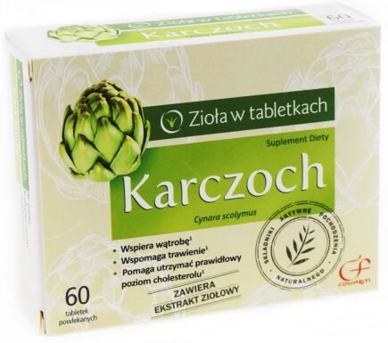 Zioła w tabletkach Karczoch 60 tabl