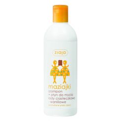ZIAJA SZAMPON + PŁYN DO MYCIA DLA DZIECI LODY CIASTECZKOWO - WANILIOWE 400ml
