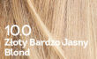 BIOKAP NUTRICOLOR złoty bardzo jasny blond 10,0 - 2
