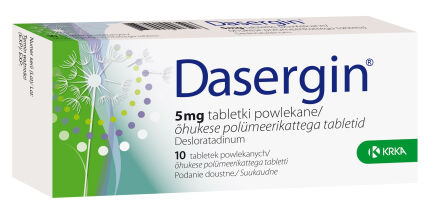 Dasergin 5mg 10 tabletek