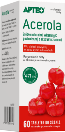 Acerola APTEO 60 tabl. do ssania