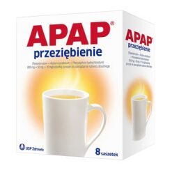 Apap przeziębienie 8 saszetek
