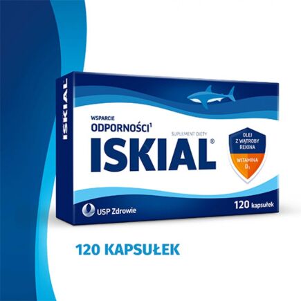 Iskial Olej z wątroby rekina  120 kaps.