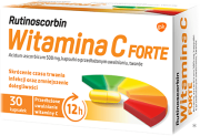 Rutinoscorbin Witamina C Forte 500mg, 30 kapsułek