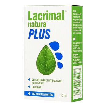 Lacrimal Natura Plus - krople do oczu 10ml