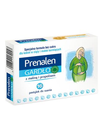 Prenalen Gardło 16 pastylek do ssania