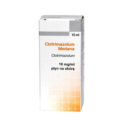 Clotrimazolum Medana płynnaskórę 0,01g/1ml