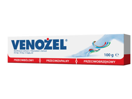 Venożel (12mg+10mg+5mg)/g żel 100g