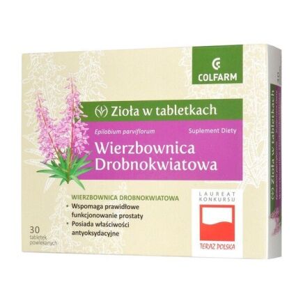 Wierzbownica Drobnokwiatowa 30 tabletek Colfarm