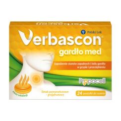VERBASCON GARDŁO MED, 24 pastylki do ssania