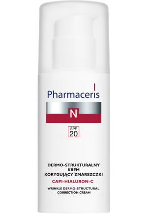 Pharmaceris N DERMO-STRUKTURALNY KREM KORYGUJĄCY ZMARSZCZKI SPF 20  CAPI-HIALURON-C 50 ML