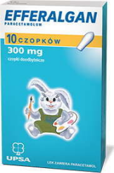 Efferalgan czopki 300 mg 10  sztuk