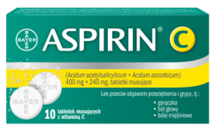 Aspirin C Bayer x 10 tabl. musujących