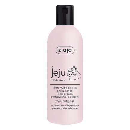 ZIAJA JEJU  biały żel do ciała pod prysznic i do kąpieli 300ml