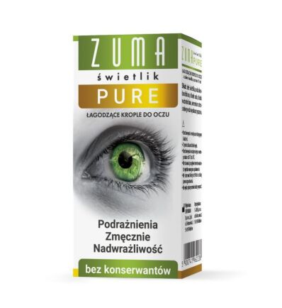 Zuma Świetlik Pure bez konserwantów krople 10ml