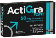 Actigra forte 50mg 4 tabletki