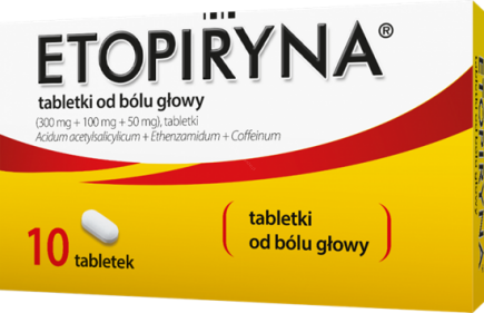 Etopiryna tabl. 0,3g+0,1g+0,05g 10tabl.