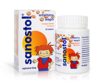 Sanostol 60 tabletek musujących  do ssania