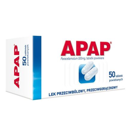 Apap 500mg 50 tabl.