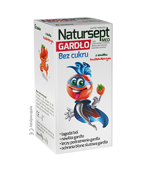 Natursept MED GARDŁO lizaki bez cukru 6 sztuk