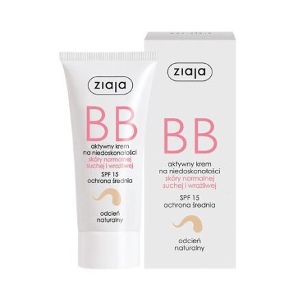 ZIAJA KREM BB DO SKÓRY NORMALNEJ, SUCHEJ I WRAŻLIWEJ ODCIEŃ NATURALNY 50ml 