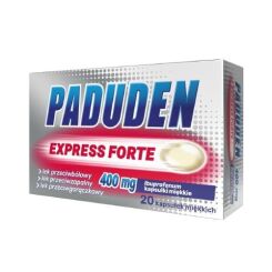 Paduden Express Forte 400mg, 20 kapsułek miękkich
