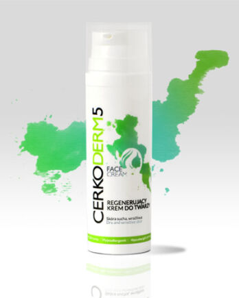 CERKODERM 5  Regenerujący krem do twarzy. 50ml