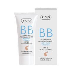 ZIAJA KREM BB DO SKÓRY TŁUSTEJ I MIESZANEJ ODCIEŃ OPALONY 50ml 