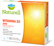 Naturell Witamina D3 2000j.m. 60 tabl do ssania 