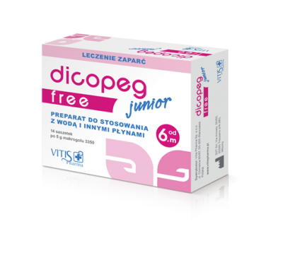 Dicopeg Junior Free 14 sasz po 5g 