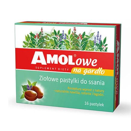 Amolowe 16 pastylek do ssania