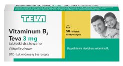 Witamina B2 Teva 50 draż.