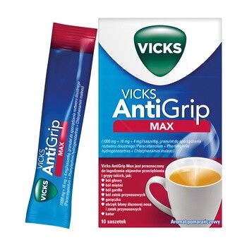 Vicks Antigrip Max 10 saszetek