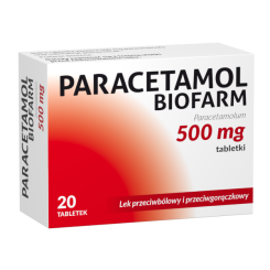 Paracetamol 500mg 20 tabl 